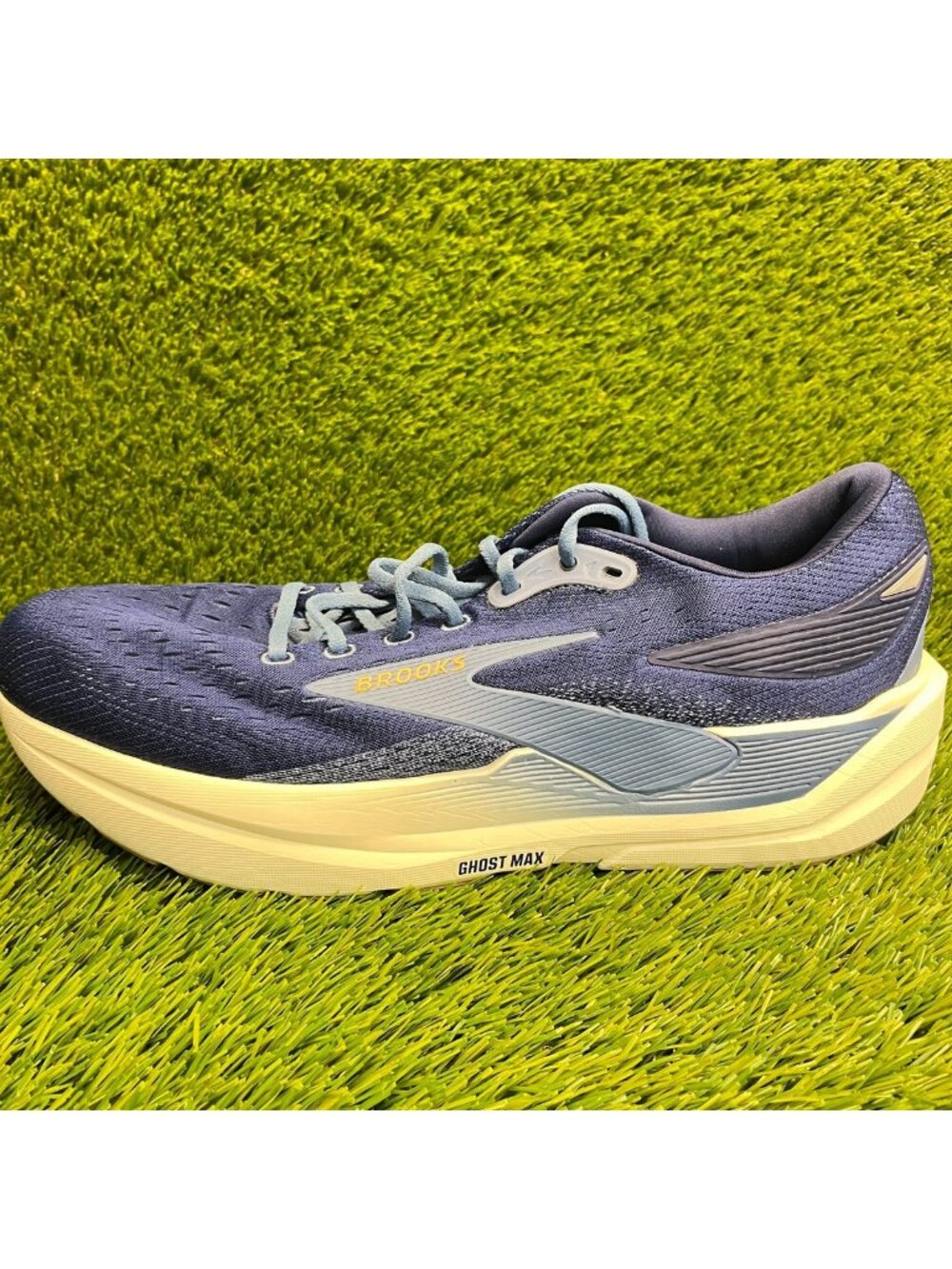 Brooks Ghost Max 3 Mens Size 14 Blue Athletic Running Walking Shoes Sneakers - Picture 3 of 10